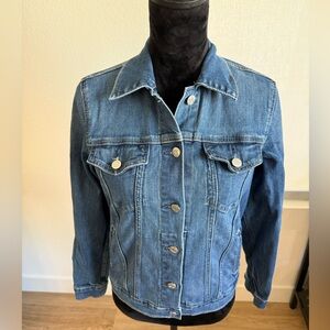 GAP Denim Stretch Trucker Jacket Women’s Classic Blue Jean